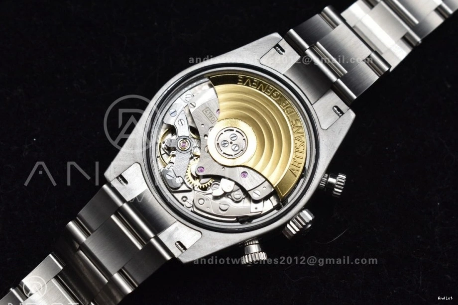 Daytona SS Dial Orange on SS A7750 Best Bracelet Edition Black ADGF 0306